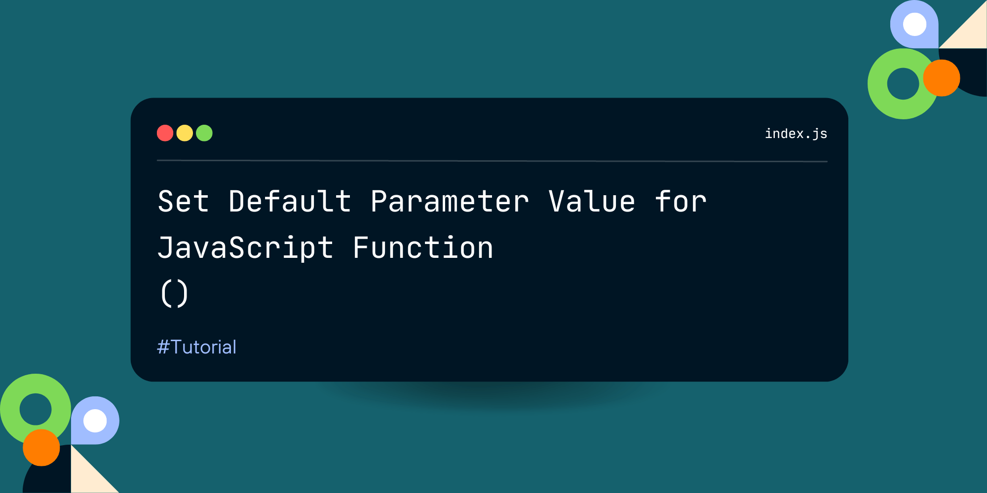 Set Default Parameter Value for JavaScript Function